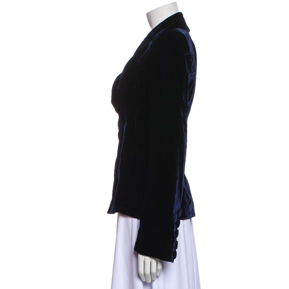 Khaite Velvet Jacket. - Picture 3 of 6